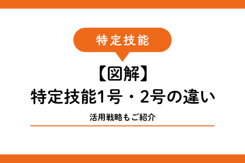 【図解】特定技能1号・2号の違いと宮古島・石垣島の事業者が知るべき活用戦略